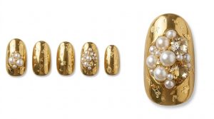 ナイトプール・海で主役を奪う夏休み30選!水着映えデザイン 4 23-14_グラム・ゴールド・シェル (Glamorous Gold Shell)