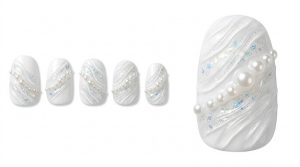 ナイトプール・海で主役を奪う夏休み30選!水着映えデザイン 10 23-20_ホワイト・パール・ウェーブ (White Pearl Wave)