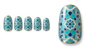 ナイトプール・海で主役を奪う夏休み30選!水着映えデザイン 3 23-23_ブルー・モザイク・タイル (Blue Mosaic Tile)