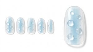 27-26_透明の雫・アクアブルー (Transparent Aqua Dew)