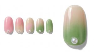 28-24_ 桜餅の和風グラデーション (Sakuramochi Japanese Gradient)