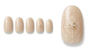 格式高いホテルウェディング参列30選!お祝いのお呼ばれネイル 6 29-06_ロイヤル・ダマスク・ヴェール (Royal Damask Veil)