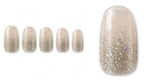 格式高いホテルウェディング参列30選!お祝いのお呼ばれネイル 9 29-09_シャンデリア・グリッター (Chandelier Shimmer Gradient)