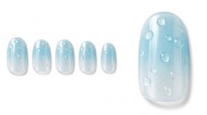 29-25_透明の雫・アクアブルー (Transparent Aqua Dew)