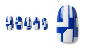 38-17_異素材ミックスのマット＆ツヤ (Matte White & Glossy Blue)