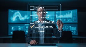 チェックリストを確認する知的な人物