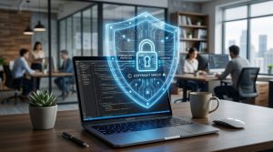 データを保護するデジタルシールドのイメージ データを保護するデジタルシールド