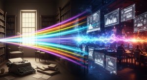 モノクロの世界がAIの光で色づいていく