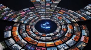 万華鏡のように広がる広告デザイン