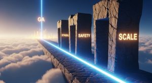 厳しい審査の門をくぐる光の道