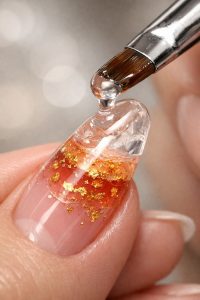 奥行きを作るジェルのレイヤード技術