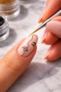 完璧なラインを引くためのプロの筆さばき