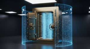 強固な金庫に守られたデジタルコード
