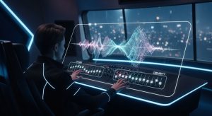 未来のコントロールルームで音を操る