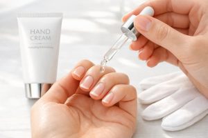 静かな贅沢。ホームカフェ・読書のためのリラックスネイル30選|自分を愛でるブラウン&マットの質感 1 自爪を労わるネイルケアの儀式