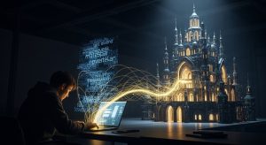 設計図から建物が立ち上がるような執筆