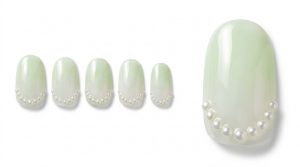 33-03_若草色とパールのアーチ (Fresh Green & Pearl Arch)