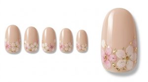 33-11_舞い散る花びらフレンチ (Dancing Petals French)