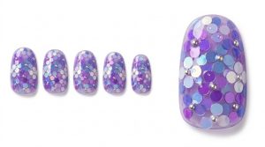 35-02_敷き詰め紫陽花のホログラム (Holographic Hydrangea Pave)