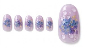 35-08_押し花紫陽花の標本 (Pressed Hydrangea Specimen)