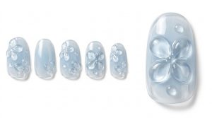 35-20_ぷっくりクリアの紫陽花花びら (3D Clear Hydrangea Petals)