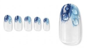 35-26_塗りかけブルーの雨模様 (Nuance Smudge & Raindrops)