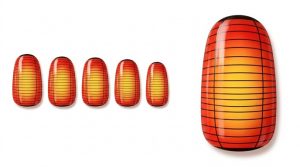 37-10_夜祭りの提灯 (Festival Paper Lanterns)