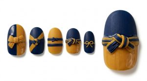 37-14_浴衣の帯結びバイカラー (Yukata Obi Sash Bicolor)