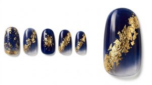 37-25_夏夜の金箔散らし (Summer Night Gold Foil)