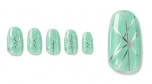 38-07_ミントとシルバーの流線 (Mint & Silver Streamline)