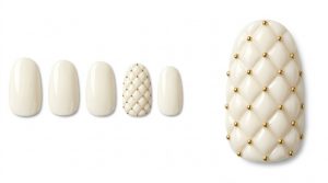 39-03_アイボリー・キルティング (Ivory Puffy Quilting)