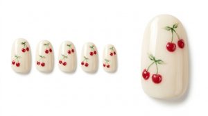 39-20_手描きさくらんぼとアイボリー (Hand-Painted Cherry & Ivory)