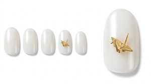 40-14_飛翔する折り鶴 (Flying Origami Crane)