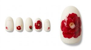 40-29_和紙マットと艶やかな椿 (Washi Matte & Glossy Camellia)