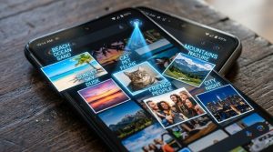 AIが写真を分析して自動的にタグ付けや検索を行う