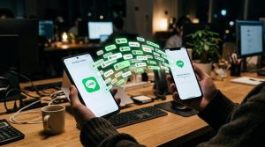 LINEのアイコンとデータ転送