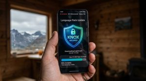 プライバシー保護と言語パックのダウンロード画面