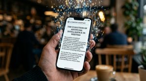 真っ白な紙に文字が溢れる自動生成
