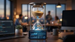 砂時計がデジタルデータに変わり時間を節約