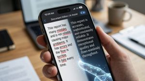 赤ペン先生がAIになったような精密な添削