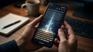 長いウェブ記事がAIによってコンパクトに要約