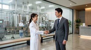 OEMメーカー交渉:小ロット生産の勝ち筋 2 パートナーシップを結ぶ調香師と工場担当者
