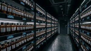 厳格な管理下の香料アーカイブ