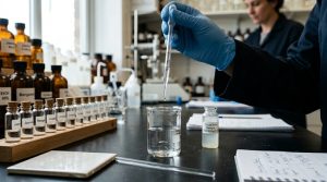 香水の溶剤:アルコール選定とテクスチャ 4 透明度と肌当たりのバランスを探るラボ