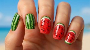 49-07_スイカの皮と真っ赤な実 (Watermelon Rind & Pulp)